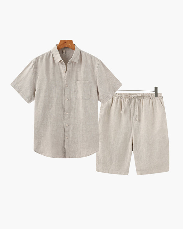 Leinen-Set (mit Shorts)