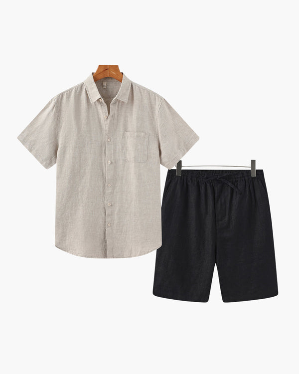 Leinen-Set (mit Shorts)