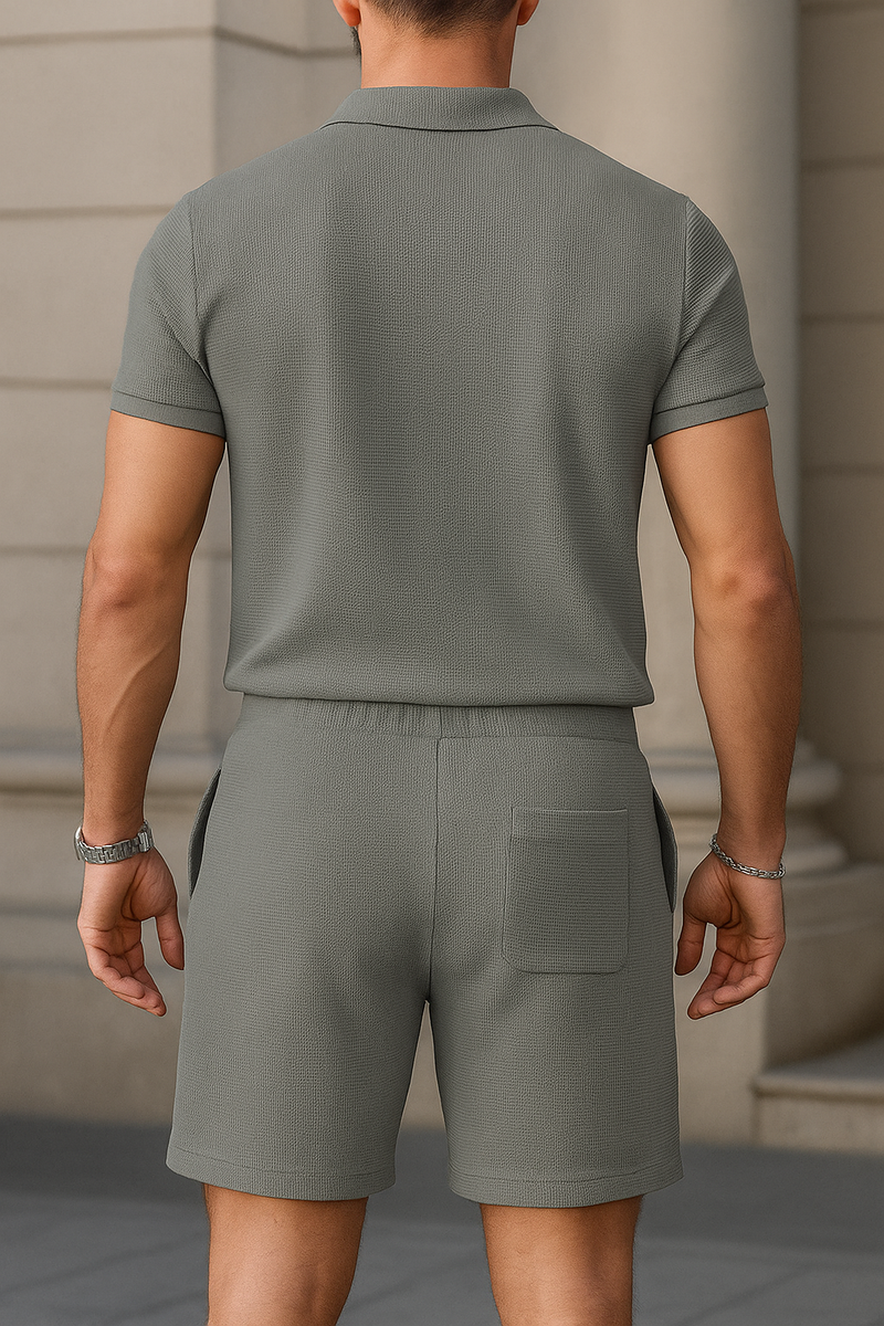 PremiumLässig Set – Poloshirt & Shorts im 2er-Pack