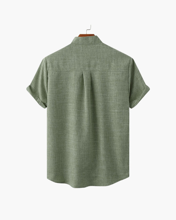 Das Mandarin-Kragenpolo Mark